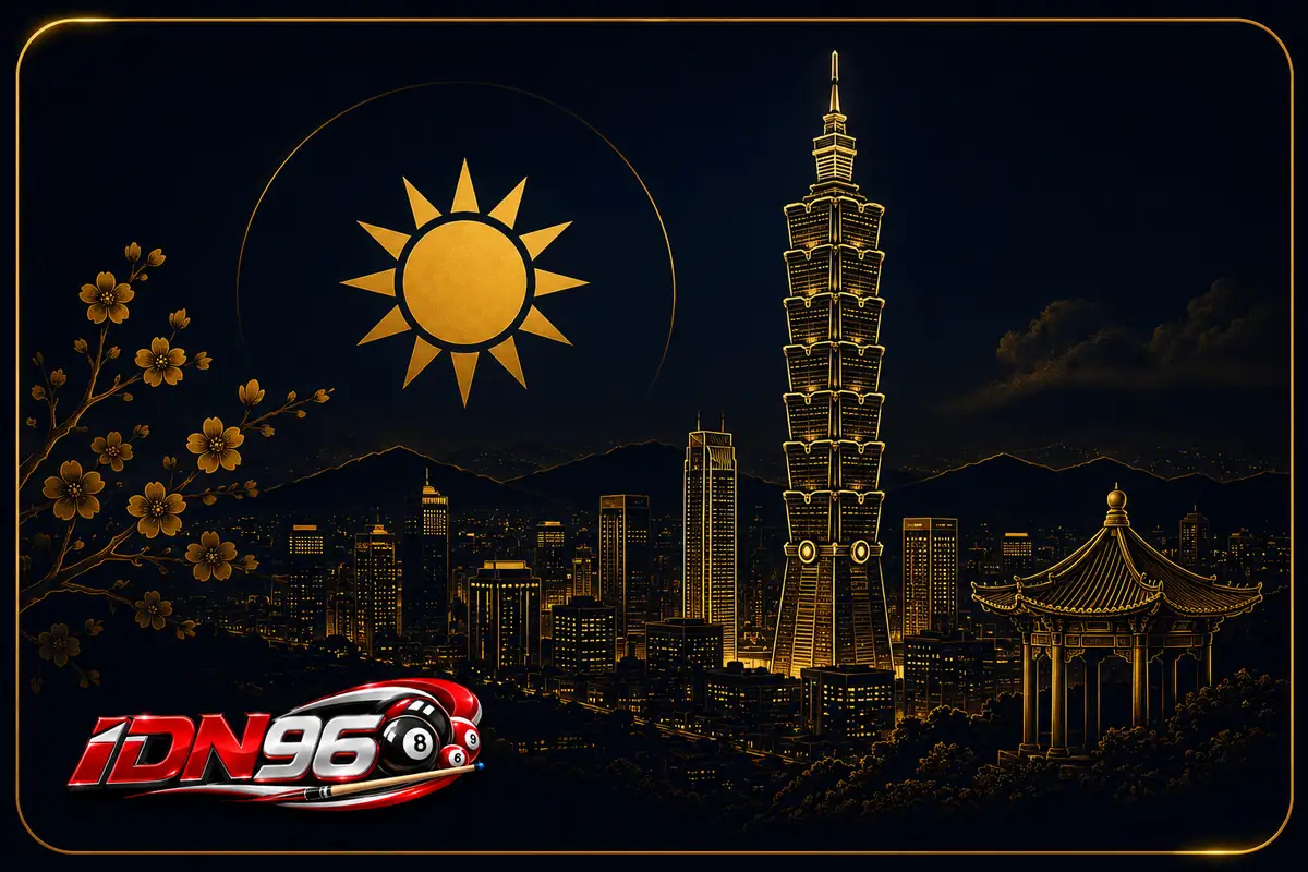 Pasaran togel Taiwan di IDN96 — siluet Taipei 101